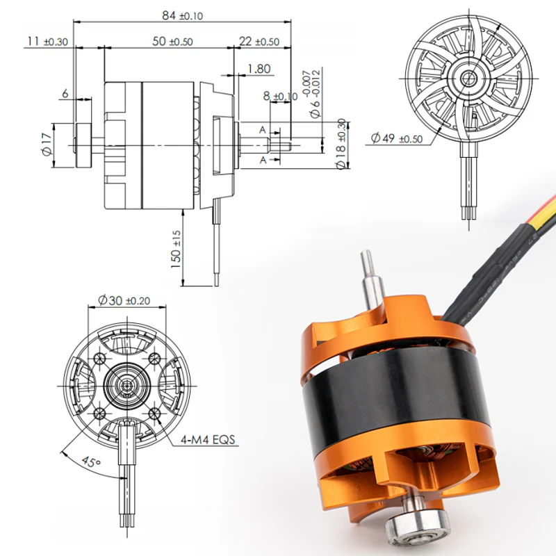 Bldc Motor, 6V, 12V, 24V, 48V - detail 6