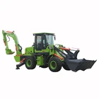 Back Hoe Loader Backhoe 1t 2t 3ton 4ton 6900KG Excavator Mini Backhoe Loader China 4 Wheel Drive New Mini Skid Loader