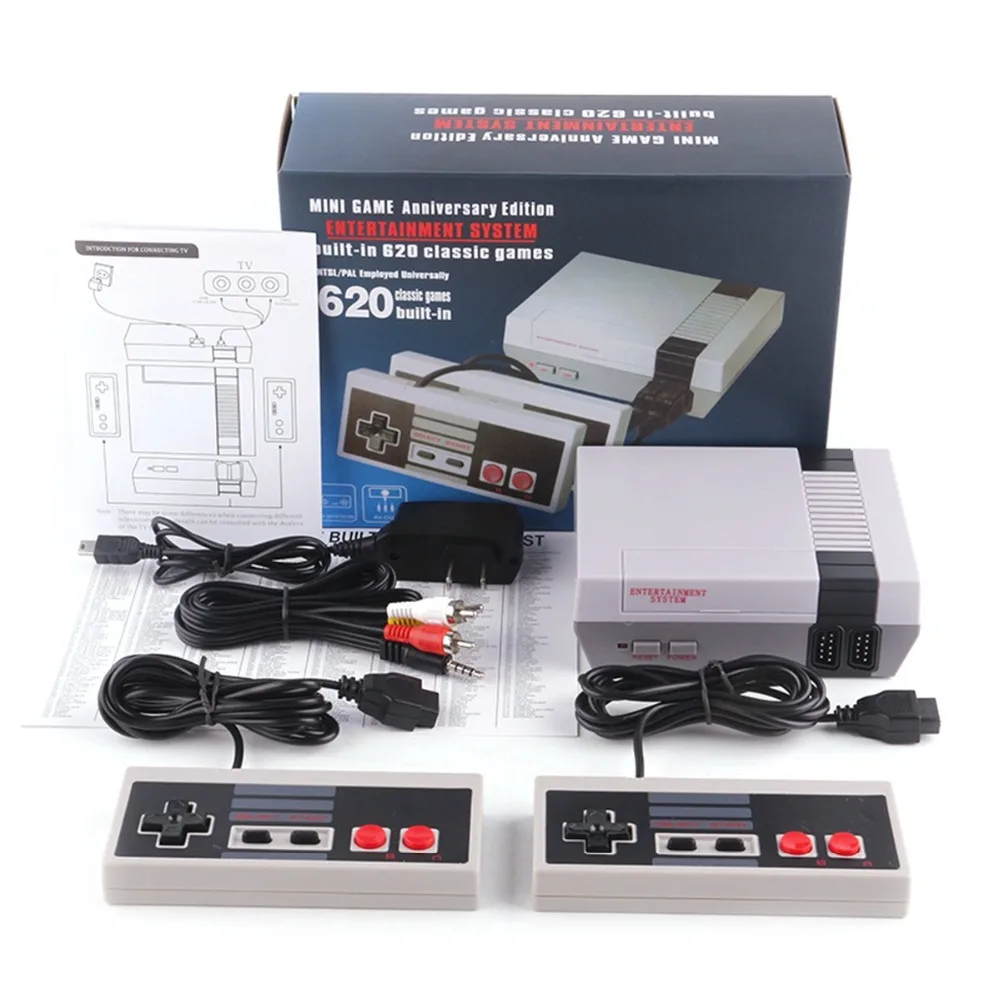 Best 2022 Gift Mini Classic Retro Built 620 Game Av Output Home Video Game  8-bit 620 Video Game Console With Two Controllers - Buy Video Game  Console,620 Games Console,Handheld Game Player Product
