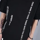 2021 Custom Best Selling Mens Streetwear Stylish Oversize Hip Hop T Shirts With Tape