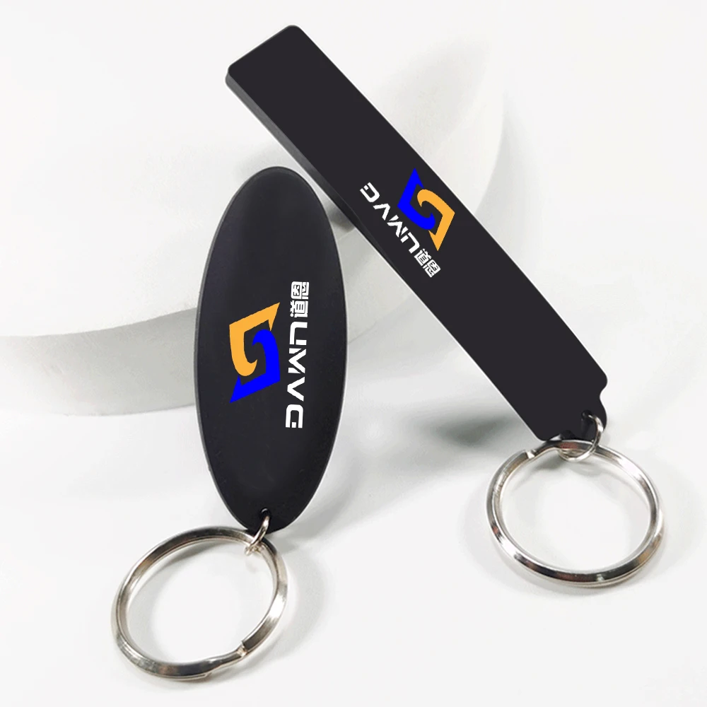 promotional gift Custom 2D/3D  soft Silicone keychain Make Rubber sport Key Chain Your Logo keyring with chain