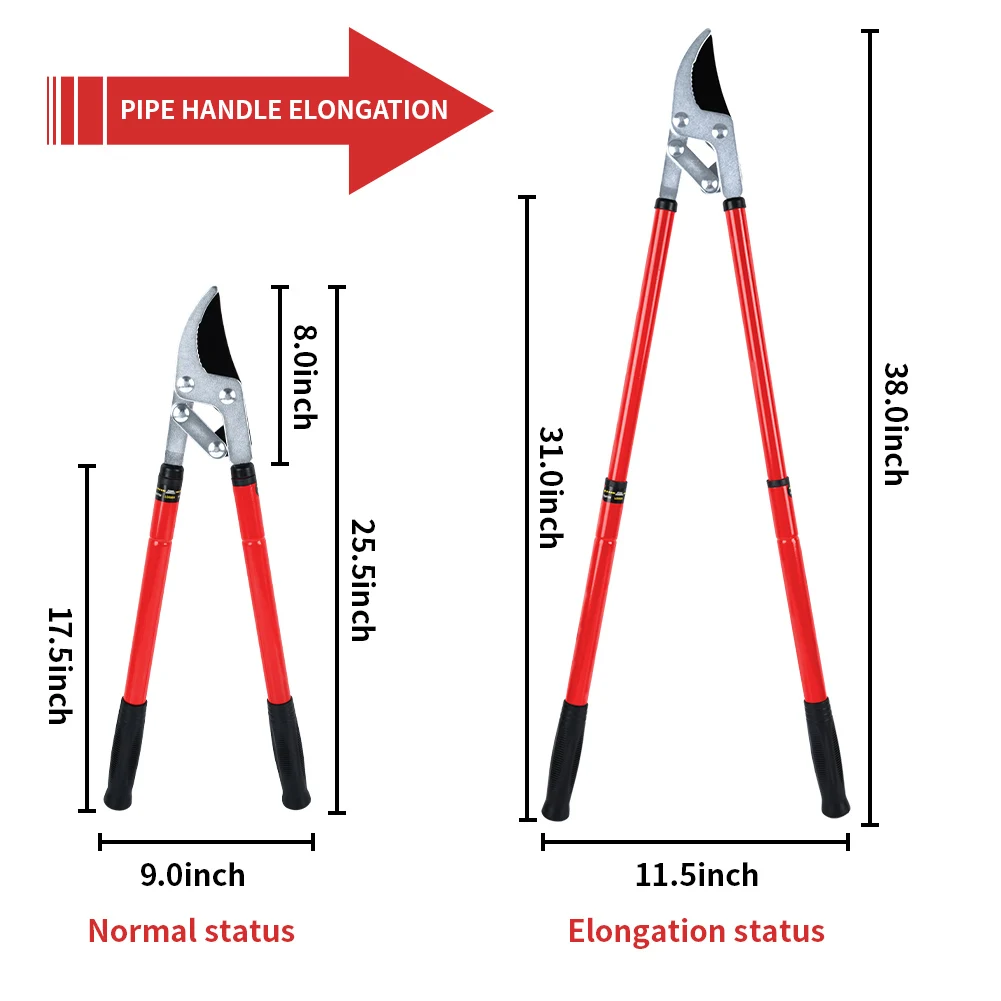 Adjustable Garden Cutting Tools Long Reach Telescopic Bypass Loppers