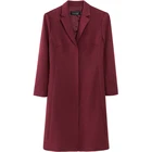 Coat Over-The-Knee Temperament Woman Jacket Winter Casual Long Wool Coat Jackets For Women