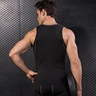 Cotton Vest Custom Bodybuilding Solid Black Tank Top Cotton Men Sport Gym Weights Vest