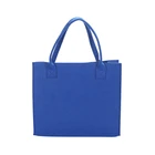 Bag And Wholesale Cheap Felt Bag Blue And Deductible Felt Handbag Felt Shopping Bag Polyester Gift Bag Can Print LOGO