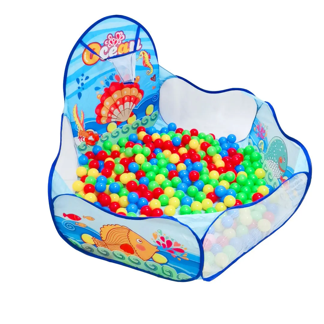 product wholesale foldable tent kid castle blue play tent toys ball pool for children-4