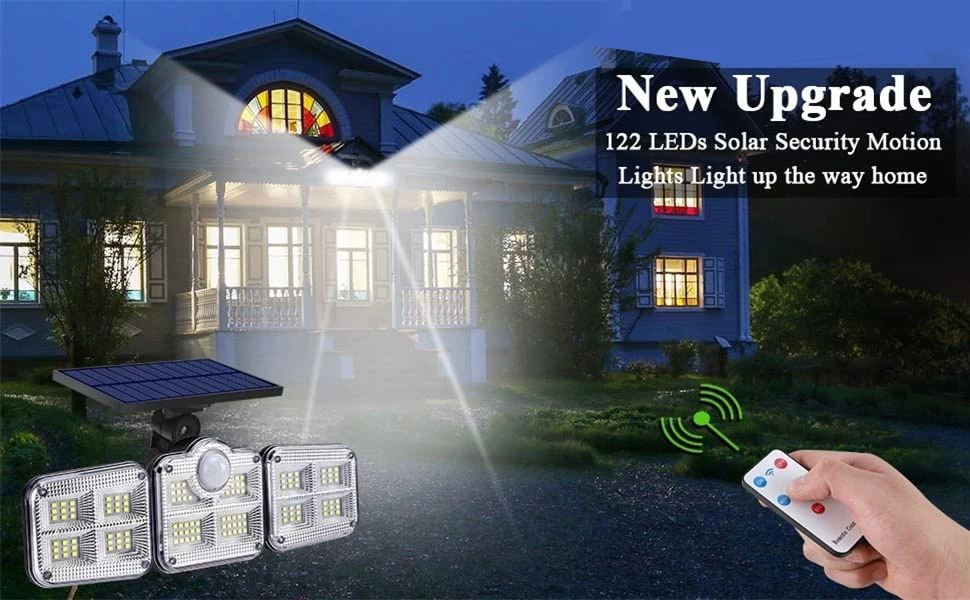 Outdoor Security Illumination Ip65 Remote Control Motion Sensor 3 