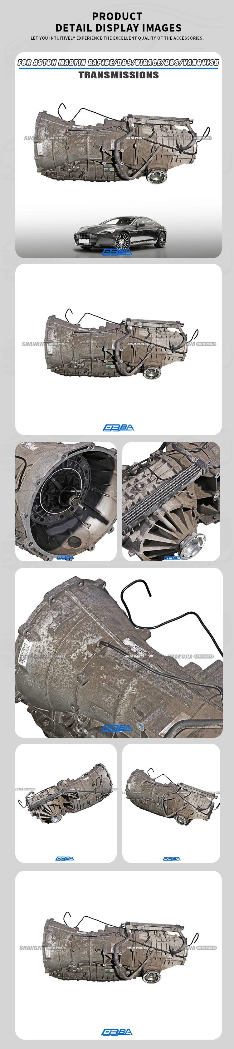 Gearbox Transmission Gearboxes For Aston Martin Rapider DB9 VIRAGE DBS Vanquish 2004 2016 4G434210272 91821 Original Used Parts details