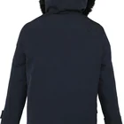 Winter Coat Feminine Down Coat Huiquan High Quality Hooded Winter Coat Navy Blue Casual Feminine Down Coat