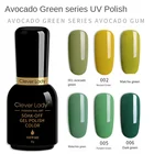 Organic Nail Nail Gel Wholesaler Oem Green 6 Colors Non Toxic Organic Nail Polish Kit 8ml Uv Gel Last 30days