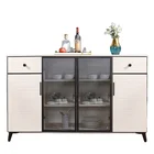Modern Aluminium Alloy Home Dining Room Furniture Side Cabinets