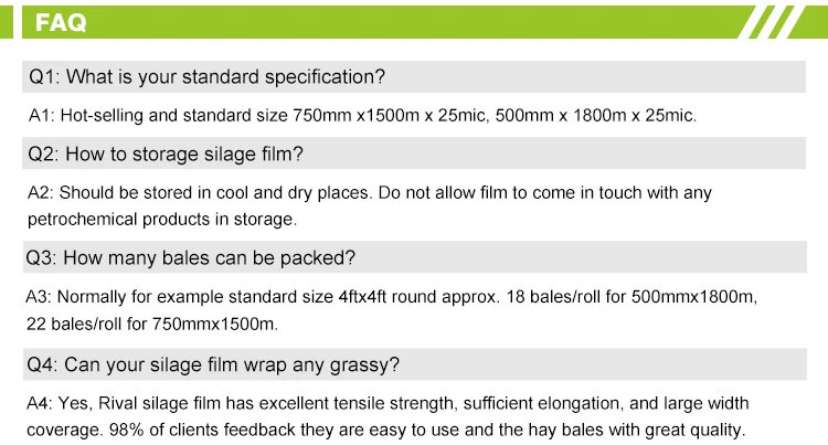 agriculture silage film