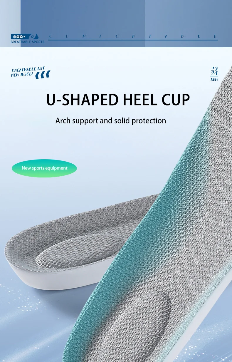 Shock Absorbing Insoles Custom Foam Elastic Shoe Pads Shock Absorbing Insoles Custom Foam Elastic Shoe Pads