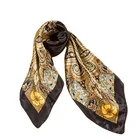 Scarfs Scarf Women BSCI China Shenzhen Red Black Floral Print Fashion Summer Best Selling Scarfs Shawls Women