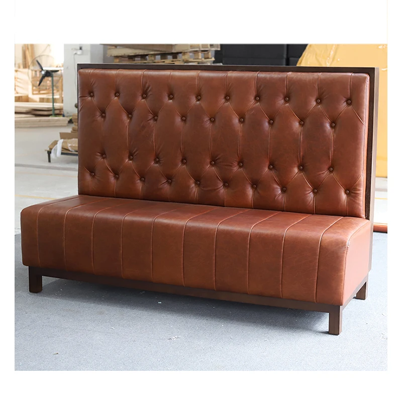 restaurant leather bench seat