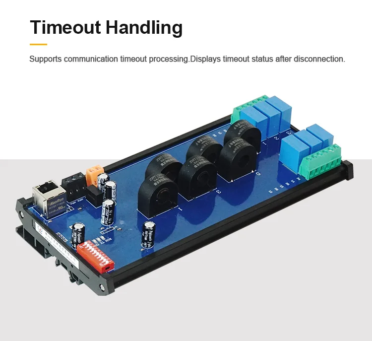 product huaqingjun 6 channel rs485 lan current voltage transformer detect module detection modbus rtu tcp acquisition module923-6