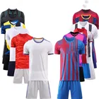 Shirt Soccer Soccer Factory Custom Printing Blank Football Jersey Shirt Set Club Soccer Uniform Soccer Wear