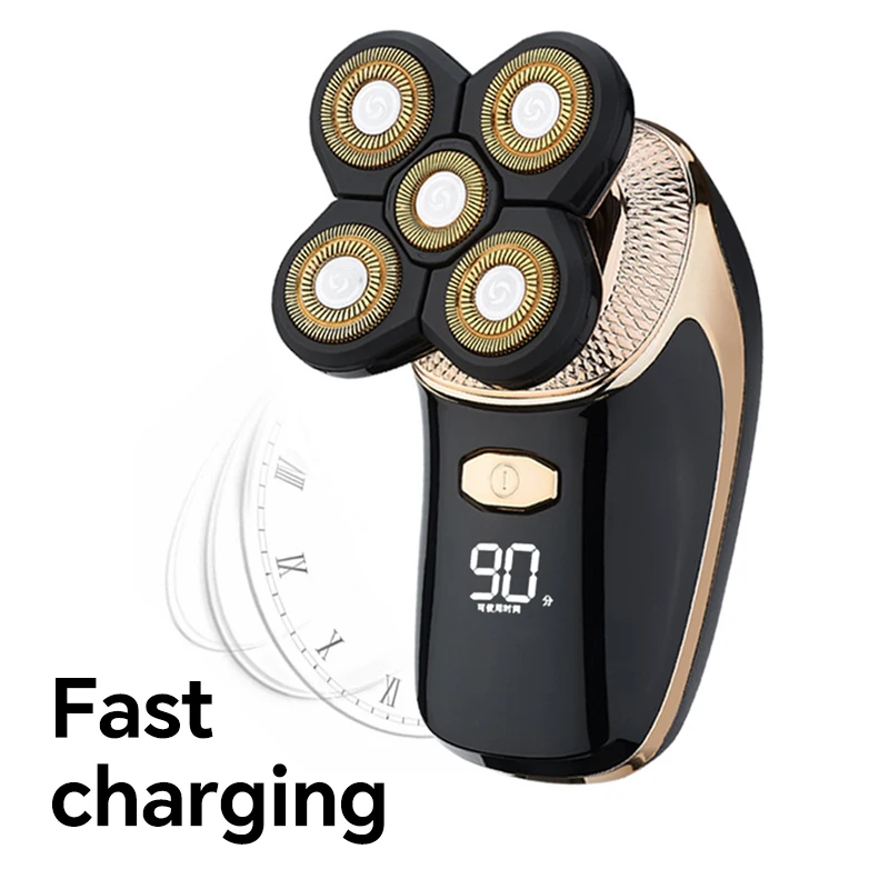 Portable USB Charging Electric Shaver Five-Blade Speed Body Hair Trimmer for Household RV Hotel Use supplier