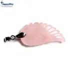 Stone China Supplier Wholesale Natural Crystal Raw Stone Angel Wings Shape Decorations Items Pendant