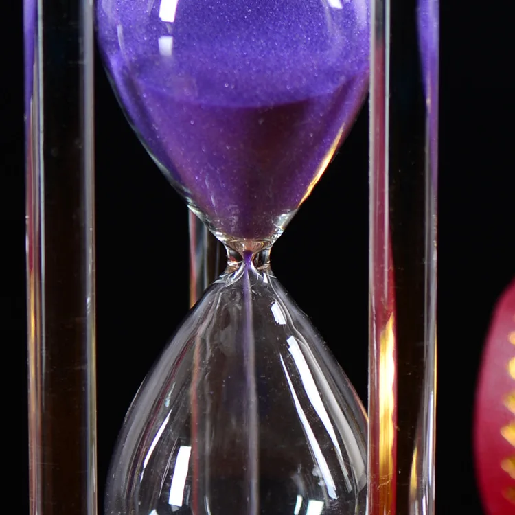 Wholesale Sand Timer 30 Minutes Crystal Glass Hourglass Timer Crystal Sand Timer