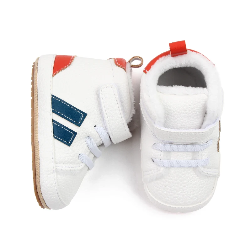 Factory Direct Winter High Quality Add Plush Warm Baby Toddler Boy Shoes Soft TPR Outsole 2023 factory