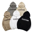 Sweater Custom Logo Men Oversize Sweater Coat Cotton High Quality Full Zip Up Hoodies