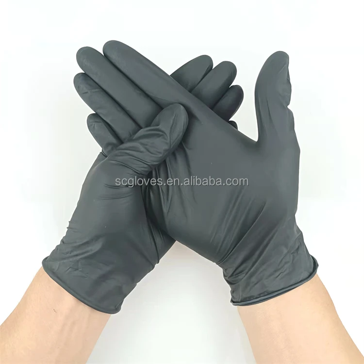 Promotion Price Food Grade Sushi Nitrile Gloves Protective Black Durable Hair  Dye 100 Pack Gloves - Buy Black Hair Dye Gloves,Nitrile Gloves Black,Sushi  Gloves Product on 