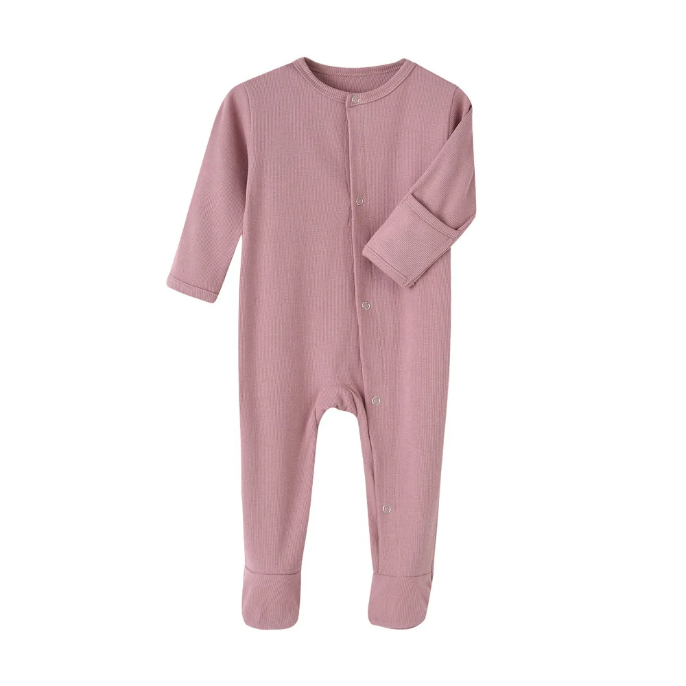 manufacturer Clearance Sale Kids Pants Footie Girls Baby Cotton Onessiies With Footie Baby Footie Canada Ribbed Baby Jumpsuit