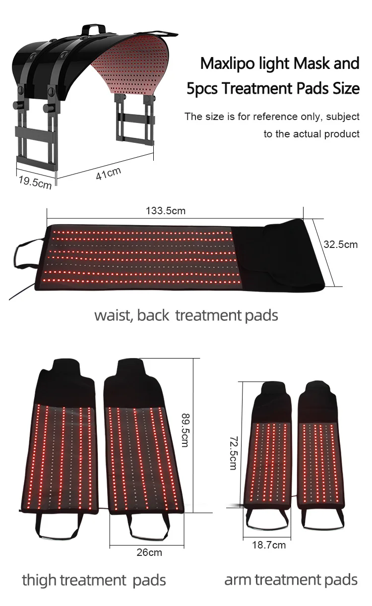 2024 Trending Products 5D Maxlipo Melt Slimming Led Red Light Therapy Physiotherapy Machine for Weight Loss and Pain Therapy