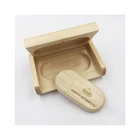 Bamboo Usb Drive Hot Selling Natural Bamboo Wooden Wedding Photography Gifts USB Flash Drive With Box Wooden