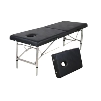 stainless steel foldable spa beauty bed portable Outpatient bed foldable massage bed