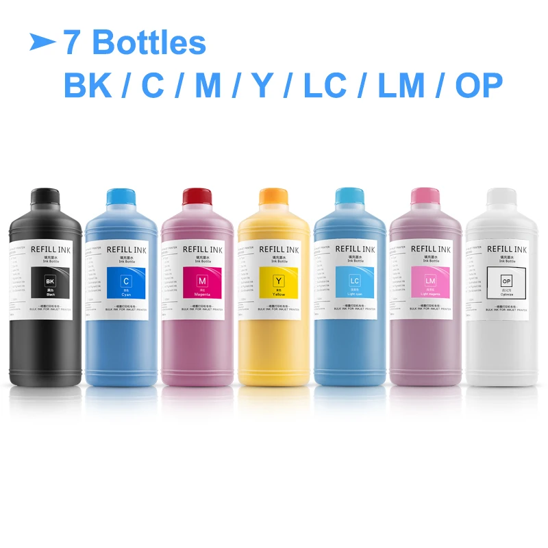 Ocinkjet 1000ml 6 Colors For Hp Latex Ink Screen Printing Ink For Hp