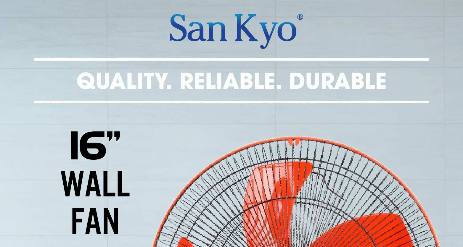 Metal Air Cooling Fan, 220V, Wall - detail 4