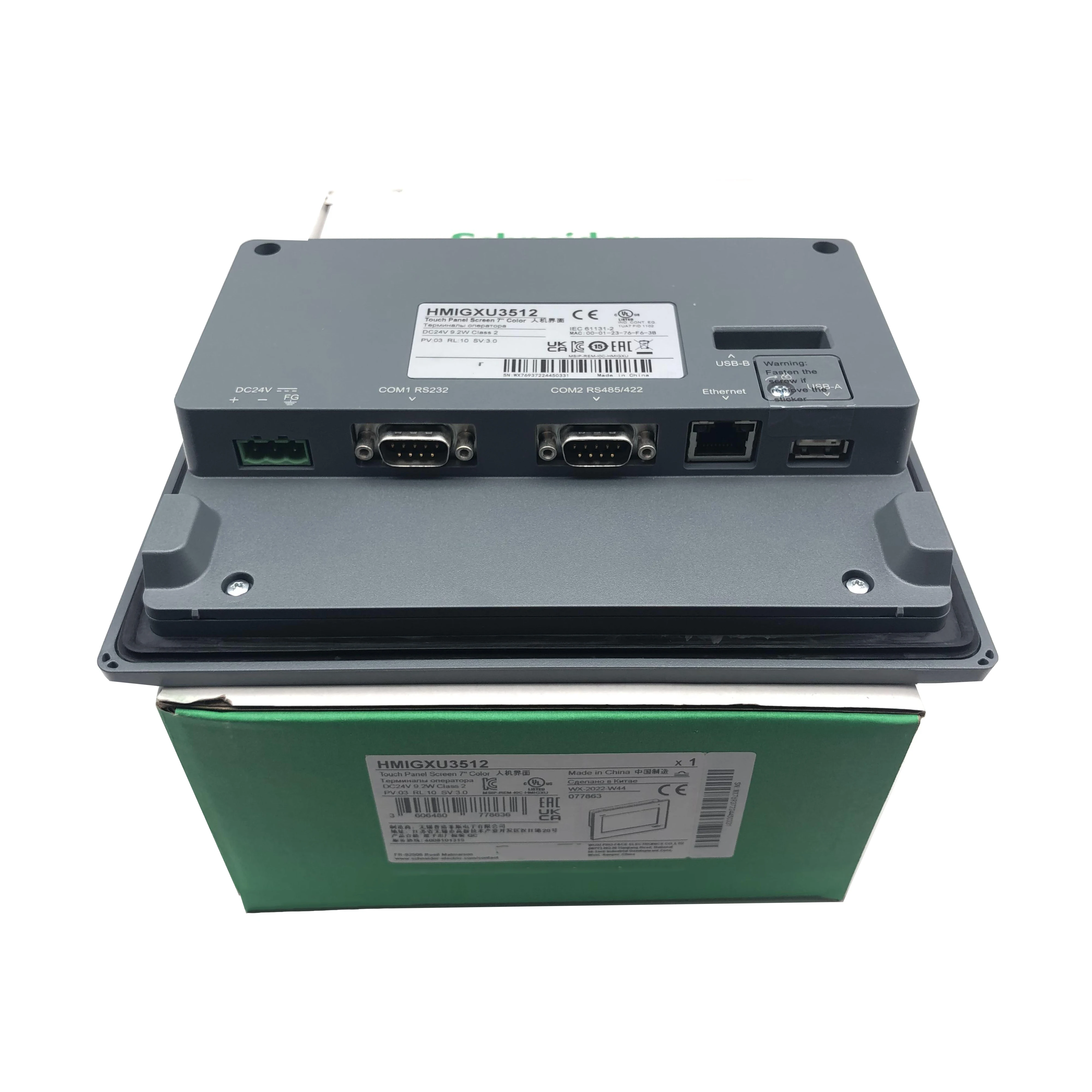 new original hmigxu3512 magelis xu series industrial hmi touch screen with high definition display stable human machine interaction and multi protocol communication used for data monitoring parameter setting -4