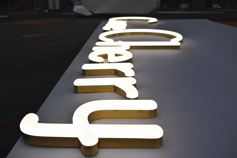 product stainless steel edging acrylic spherical 3d luminous door head billboard customization outdoor advertising letters led sign-4