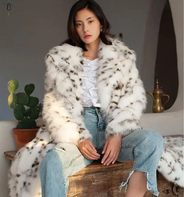 GETADME Winter Hooded Faux Mink Fur Jacket Song Snowman Hoodies Imitation Fox Fur Cross Embroidery Bomber Coat Fluffy Parkas Cardigan