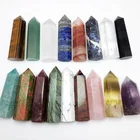 Natural Wholesale Natural Polished Gemstone Tower Crystals Healing Stones Rose Quartz Crystal Wand Point