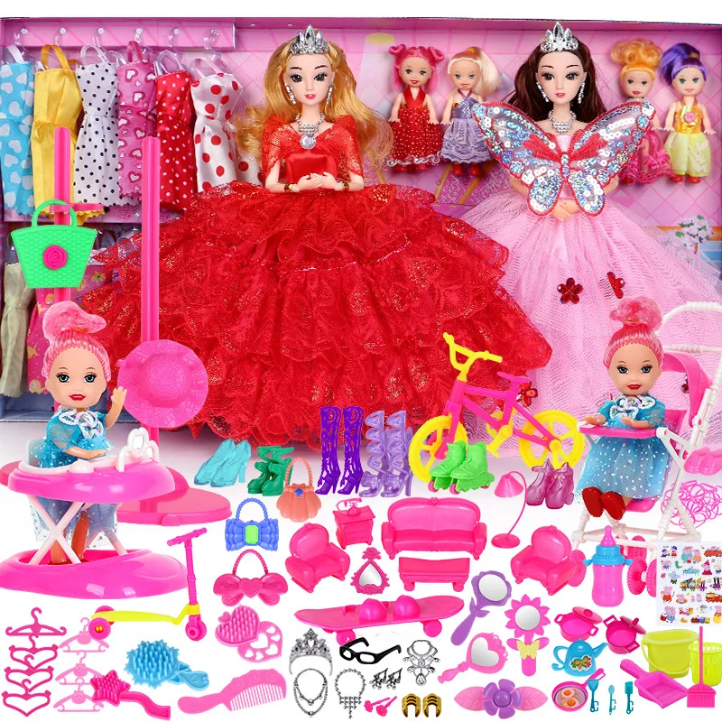 Factory direct sale Girl doll gift set Little girl Princess wedding dress doll children toy gift For girs