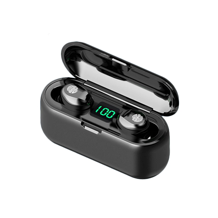 Staat Tochi boom paraplu High Version 6 Hours Bluetooth Mini Headphones F9 Tws 5.3 True Wireless  Earbuds Earphone Sports Gaming Headset With Led Display - Buy Wireless  Headphone,Earphone Headphone,F9 Tws Product on Alibaba.com
