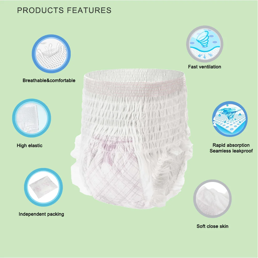 Oem Disposable Cotton Organic Sanitary Napkins Menstrual Pads