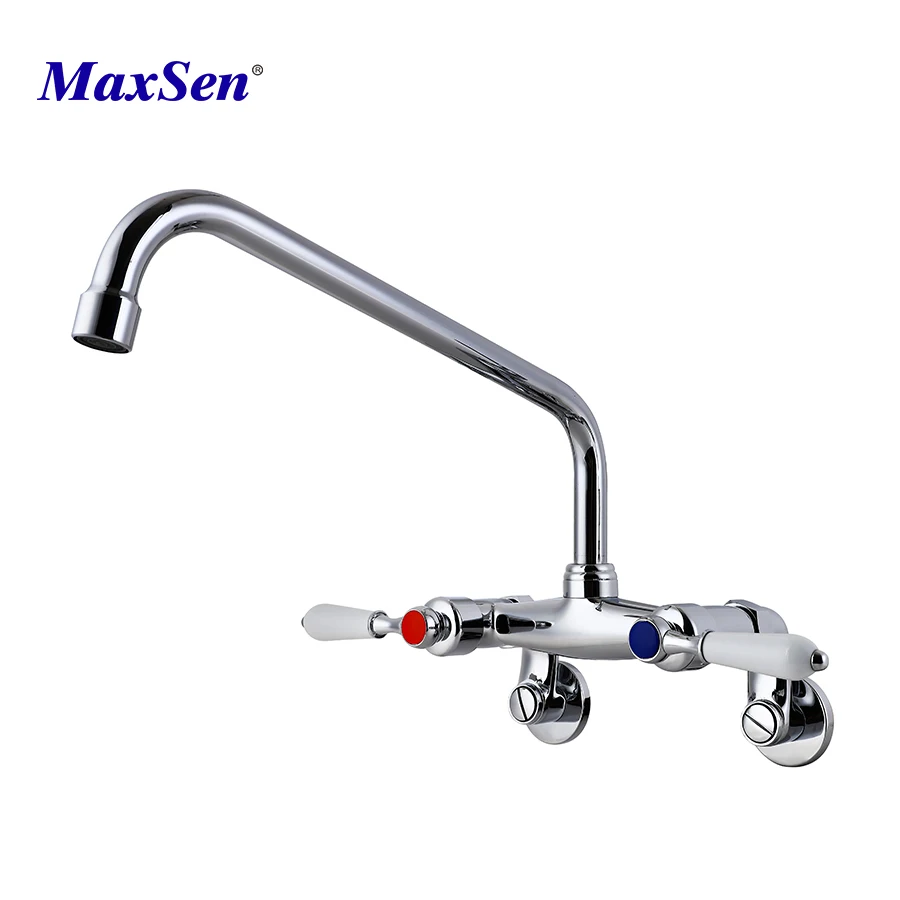 360 Rotate Free Wall Mounted New Faucet for Kitchen Sink with 12" Movable Tap Head
