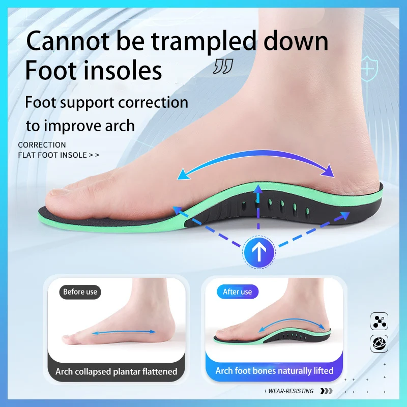 Strephexopodia Insoles Arch Support Pad for Correcting Flat Feet Supportive Inserts for Transverse Arch Collapse Valgus Pedis Strephexopodia Insoles Arch Support Pad for Correcting Flat Feet Supportive Inserts for Transverse Arch Collapse Valgus Pedis