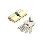 Door Anti Drill Double Pins Euro Brass Cylinder Lock Double Open Key/Key Door Cylinder