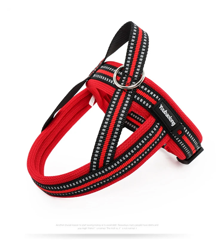 Soft Vest Neck Chest Adjustable Reflective Light weight Harness Anti-Twist Pet Lead Combo Dog Collar Leash And Harness Set