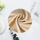 Fabric Stretch Satin Dark Grey Color Plain Dyed Silk Fabric 19mm 100% Silk Charmeuse Silk Stretch Satin For Dress