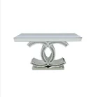 Entrance Table For Entrance Diamond Silver Wood Entry Mirrored Sliver Console Table For Hotel