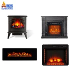 ODM ODM Factory Fireplace Stove Insert Fire Place Mantel Wall Mounted Fireplace Electric Fireplace
