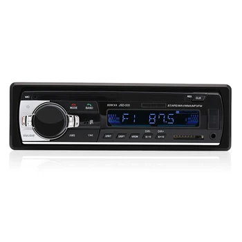 High Quality 1 Din Car MP3 Player Bt FM Aux SD USB MP4 Stereo Multimedia Player JSD520