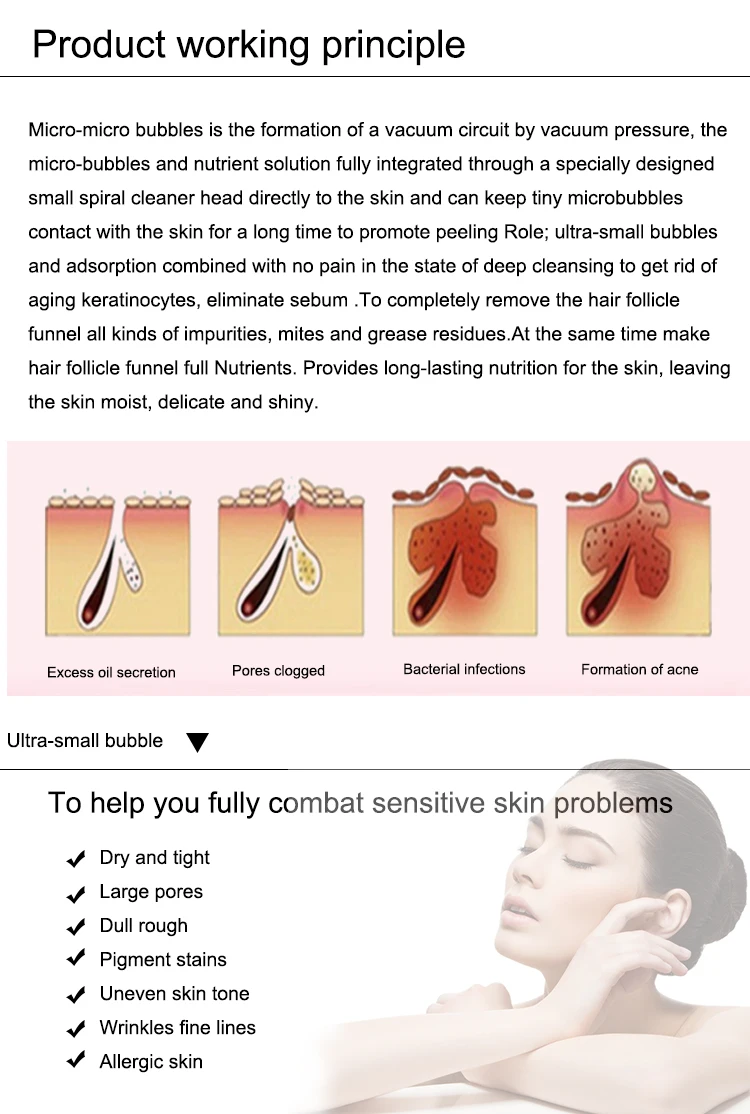 Hydro Facial Machine Professional Hydro Dermabrasion BIO Infusion Diamond Tip System 8 Aqua Hydrodermabrasion Facial Skin Care Deep Cleansing Peeling Pores Treatment Hydro Microdermabrasion Hydra Beauty Machine