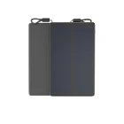 Black Solar Phone Charger Black 10000MAH QC3.0 PD18W Solar Power Bank Powerbank Solar Phone Charger